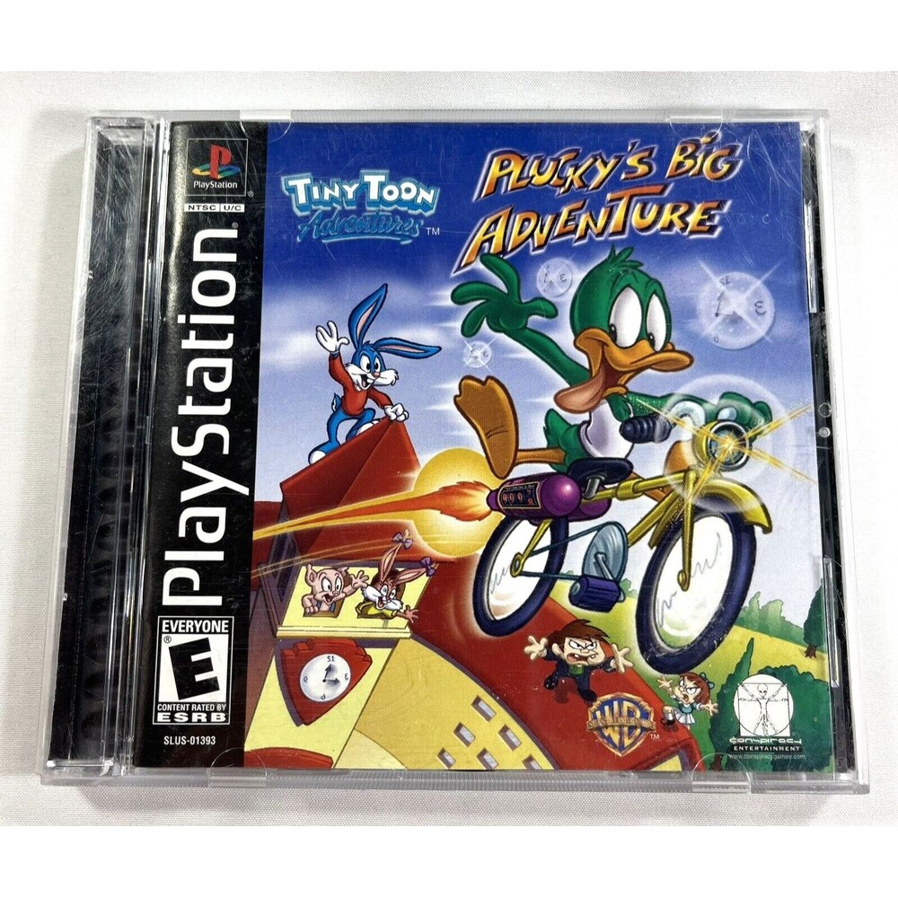Tiny Toon Adventures Plucky's Big Adventure Sony Playstation 1 Complete Tested